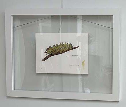 Theresa - Silk Moth painting